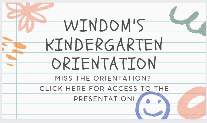 2023-24 WE Kindergarten Orientation Presentation