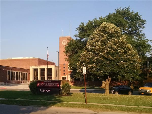 Orchard Park Middle School Front View