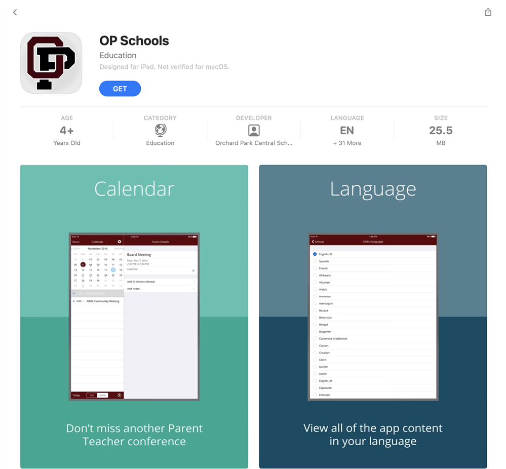  Op Schools App