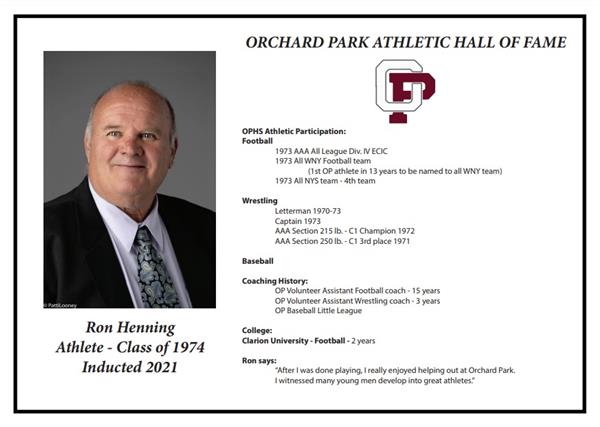 Ron Henning, inducted 2021