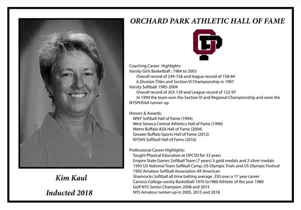 Kim Kaul, inducted 2018