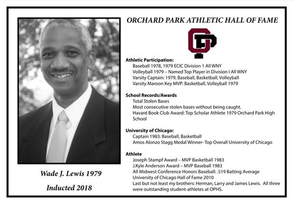 Wade Lewis, inducted 2018