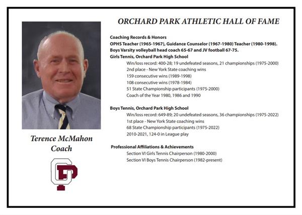 Terence McMahon, inducted 2022