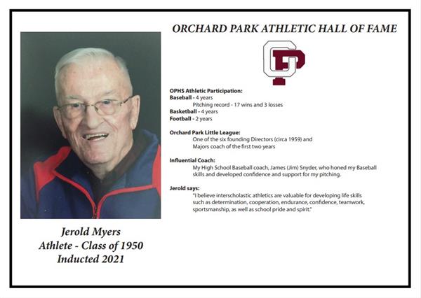 Jerold Myers, inducted 2021