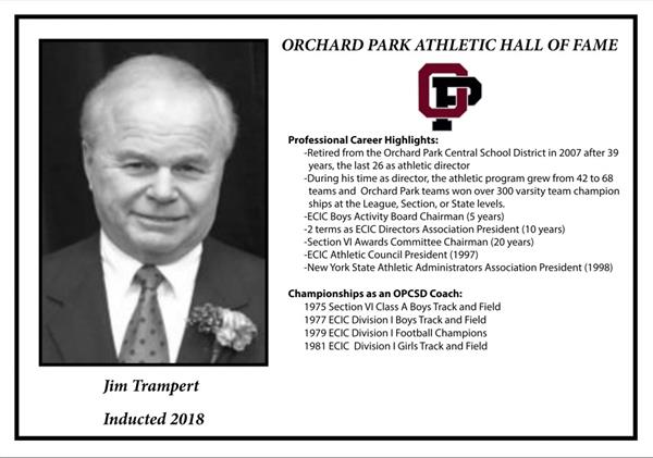 Jim Trampert, inducted 2018