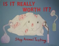 Animal testing poster