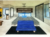drawing of a home interior