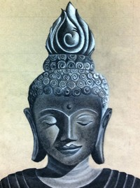 drawing of a sculpture