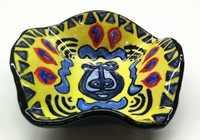 ceramic bowl with design