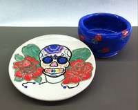 ceramic plate and bowl